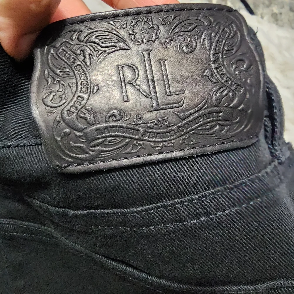 RLL Lauren‎ Jeans Co Ralph Lauren Women's  Contemporary BootCut Sz 10 Black - Picture 10 of 15